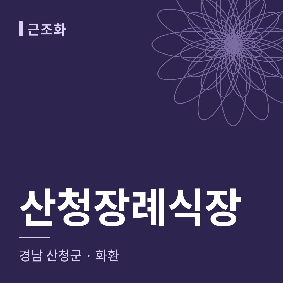 산청장례식장 화환 — 경남 산청군