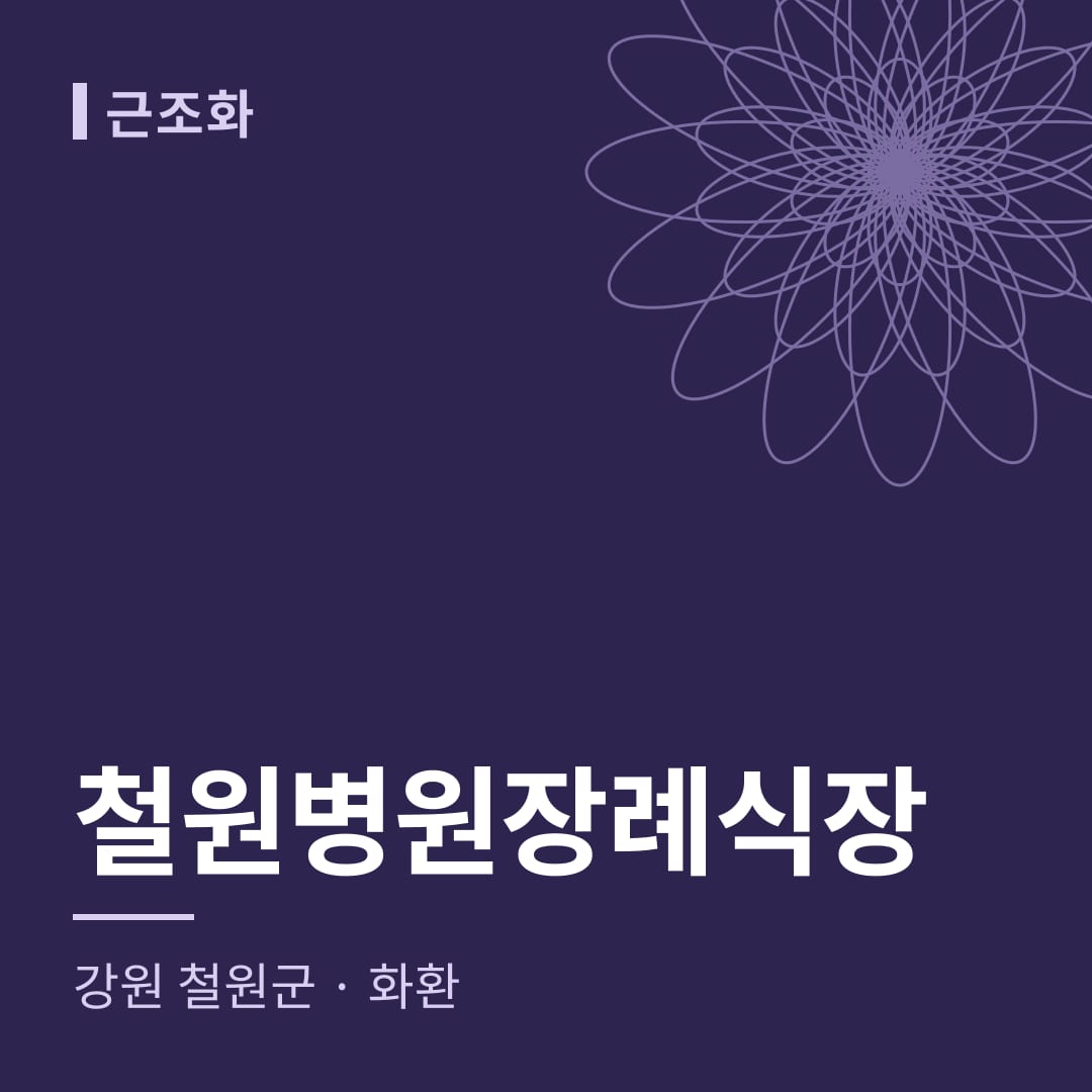 철원병원장례식장 화환 — 강원 철원군