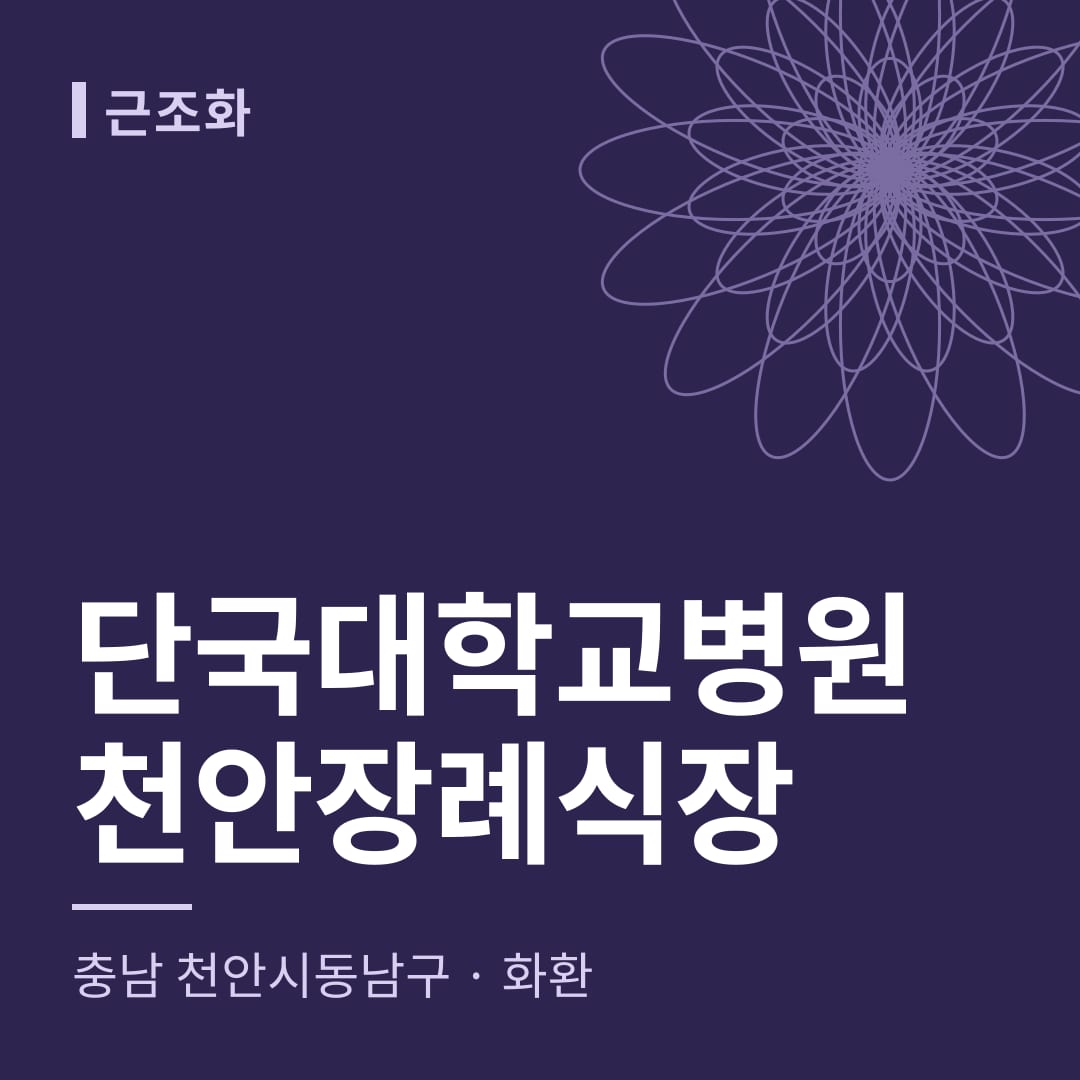단국대학교병원천안장례식장 화환 — 충남 천안시동남구